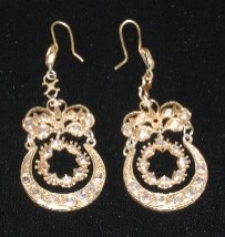 A pair of magnificent old earrings.